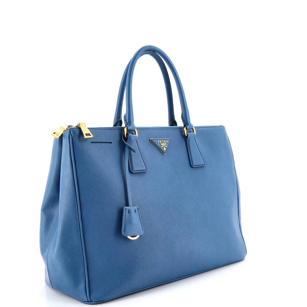 Prada Double Zip Lux Tote Saffiano #237081P11B - Picture 2 of 7